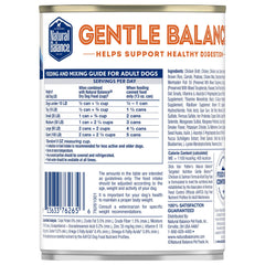 Natural Balance Gentle Balance Adult & Chicken Salmon Formula Wet Dog Food