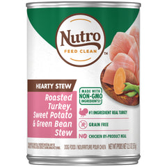 Nutro Hearty Stew Adult High Protein Natural Cuts In Gravy Roasted Turkey Sweet Potato & Green Bean Stew Wet Dog Food