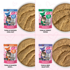 Weruva Grain Free B.F.F. PLAY Pate Lovers Variety Pack Cat Food Pouces