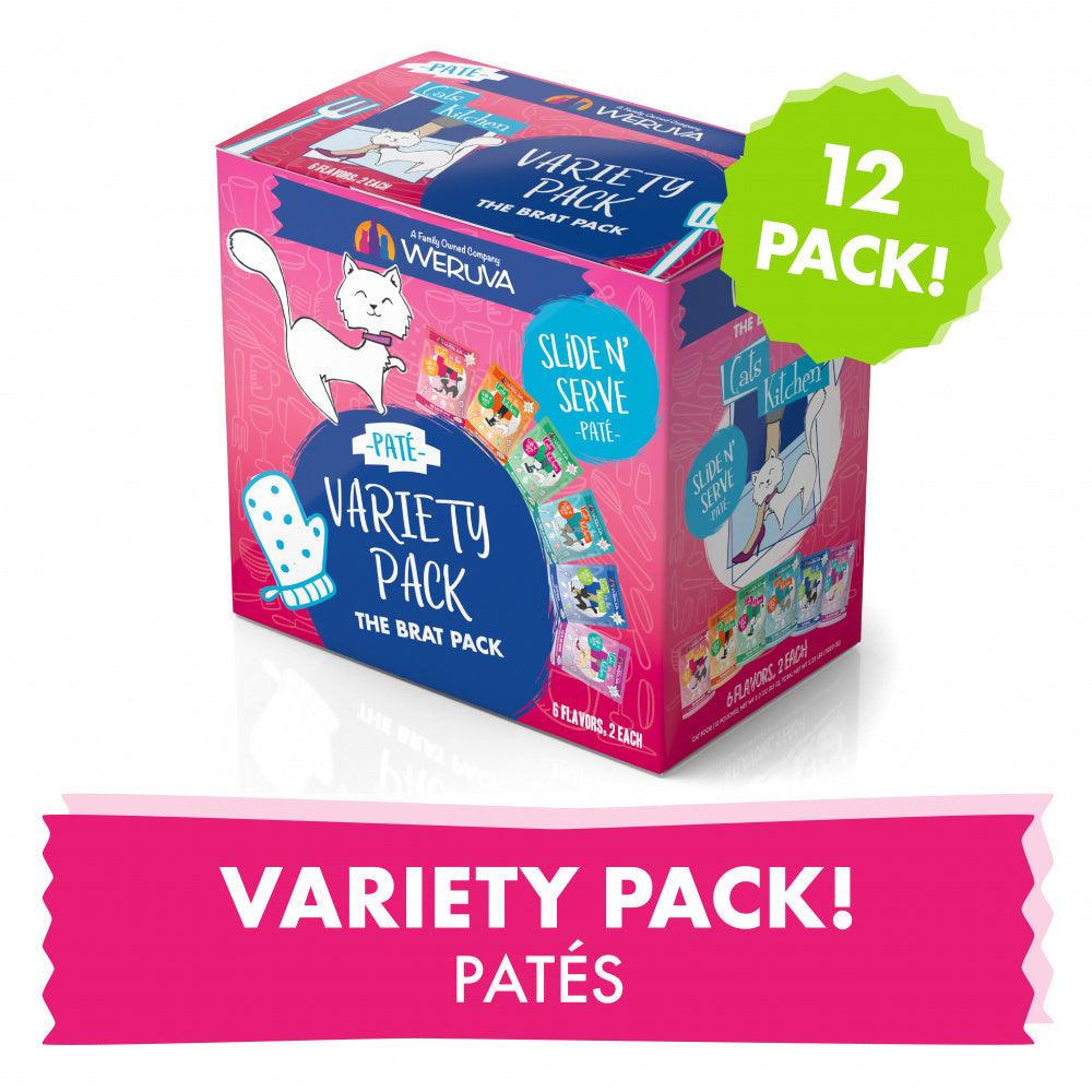 Weruva Cats in the Kitchen The Brat Pack Variety Pack Cat Food Pouches
