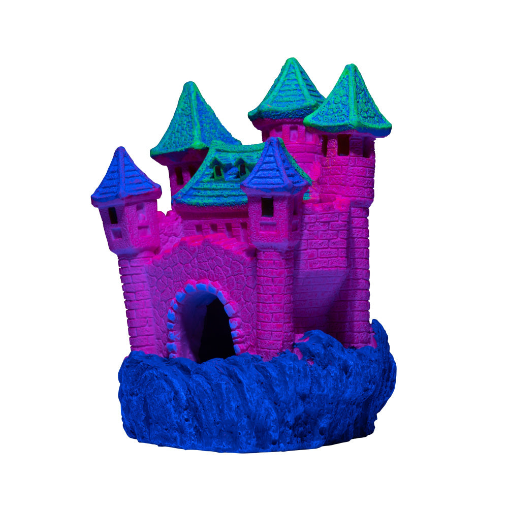 GloFish Ornament Castle Large Tank Accessory