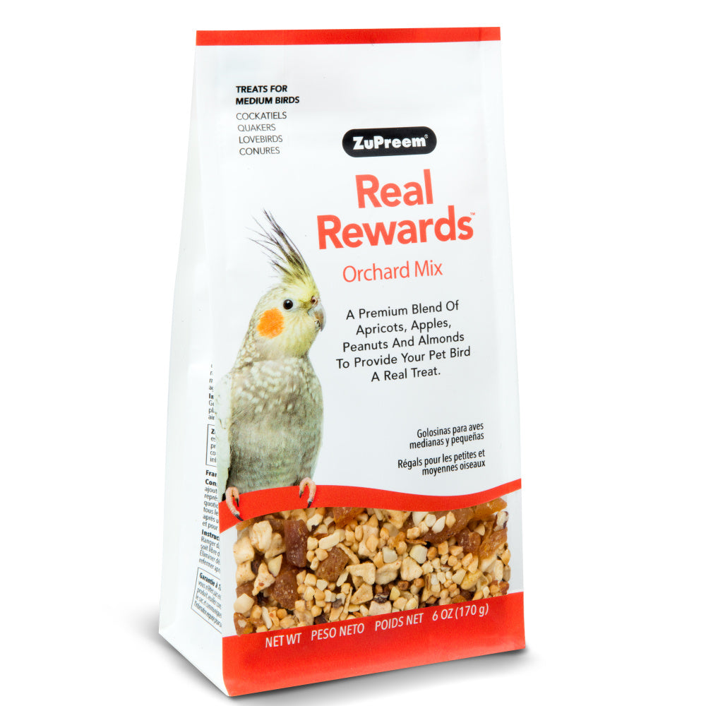 Zupreem Real Rewards Orchard Mix Treat for Medium Birds