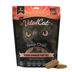 Vital Essentials Vital Cat Pork Dinner Patties Freeze Dried Cat Food