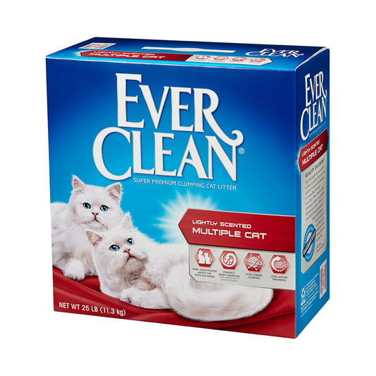 Ever Clean® Lightly-Scented Clumping Multiple Cat Litter, 25 Lbs