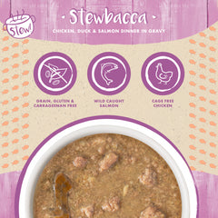 Weruva Classic Cat Stews! Stewbacca with Chicken Duck & Salmon in Gravy Canned Cat Food