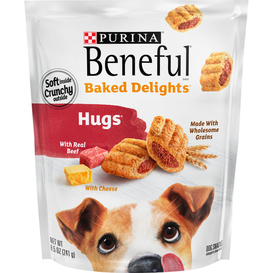 Beneful Baked Delights Hugs With Real Beef & Cheese Dog Treats