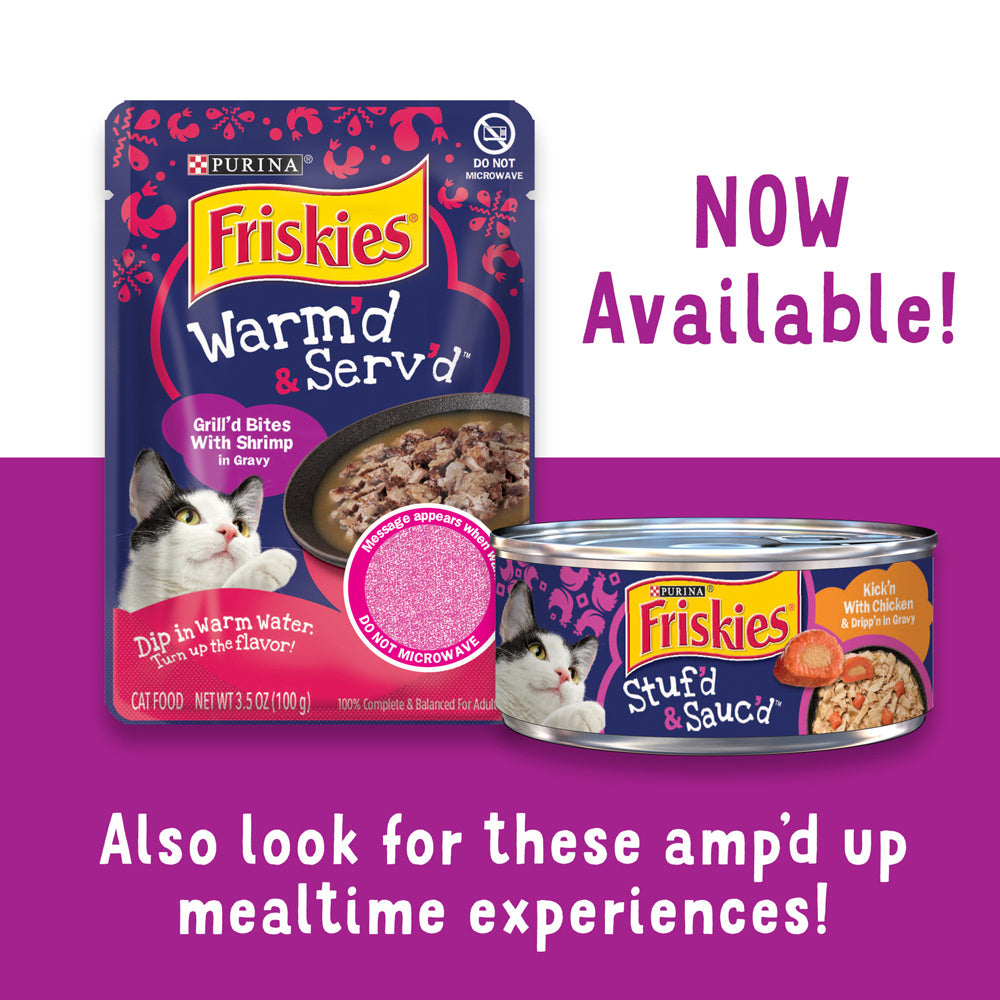 Friskies Lil Slurprises With Saltwater Shrimp Cat Food Compliment