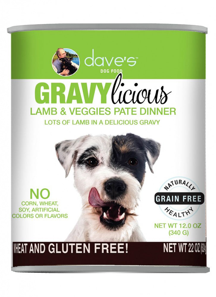 Dave's Pet Food Gravylicious Lamb and Veggies Pate Dinner