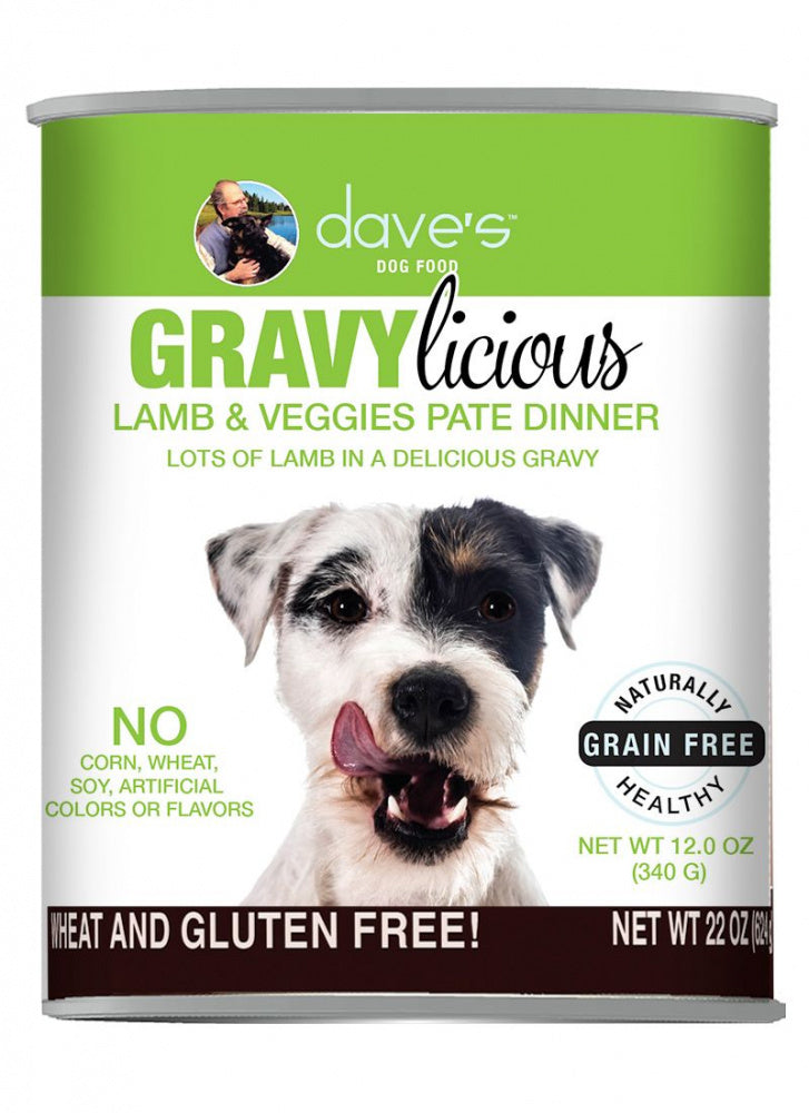 Dave's Pet Food Gravylicious Lamb and Veggies Pate Dinner