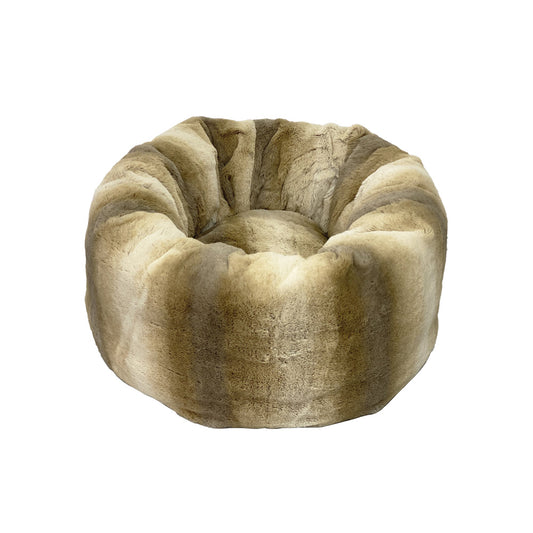 Ethical Pet Ethical Products Sleep Zone All Around Faux Fur Light Brown Pet Bed
