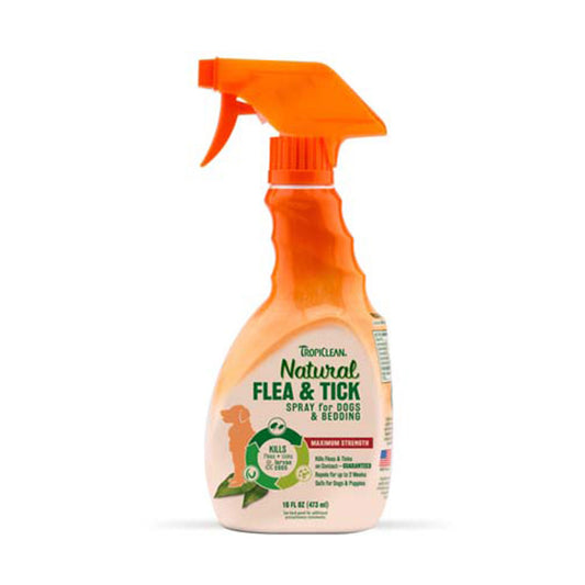 TropiClean® Natural® Flea and Tick Pet & Bedding Spray for Dog 16 Oz