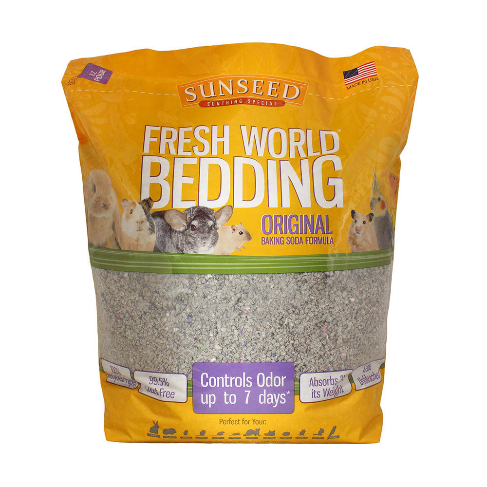 Sunseed® Fresh World Bedding Original Baking Soda Formula for Small Animals 2130 Cubic Inch
