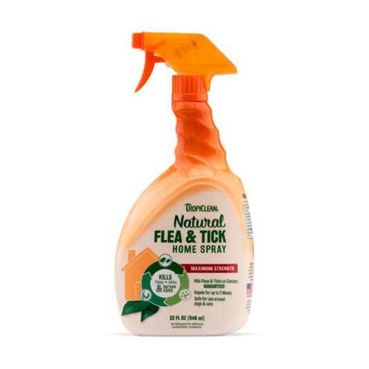 TropiClean® Natural® Flea and Tick Home Spray For Dog & Cat 32 Oz