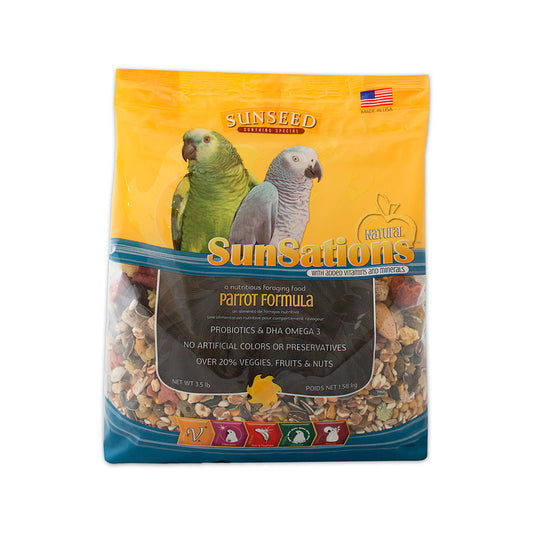 Sunseed® Sunsations™ Natural Parrot Formula 3.5 Lbs