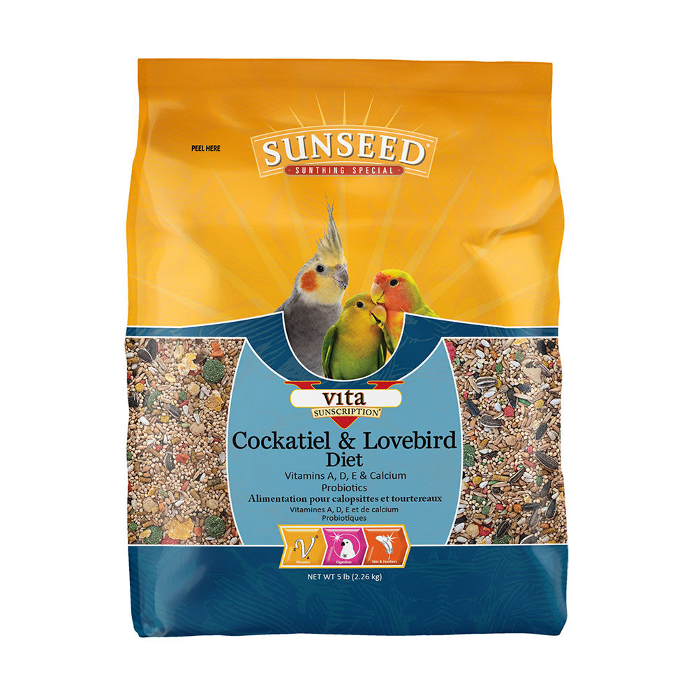 Sunseed® Vita Sunscription® Cockatiel & LoveBirds Diet 5 Lbs