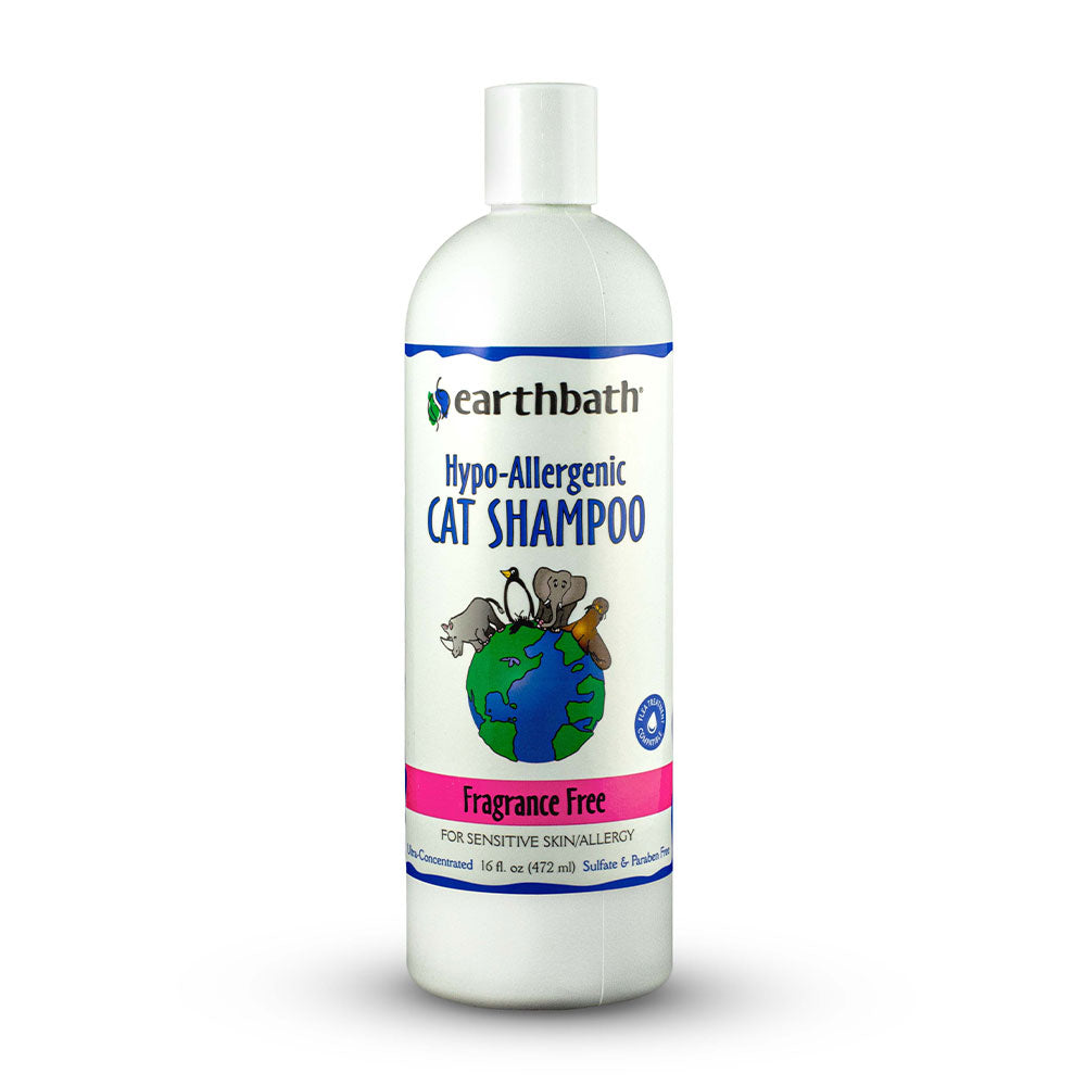 Earthbath® Fragrance Free Hypo-Allergenic Cat Shampoo 16 Oz