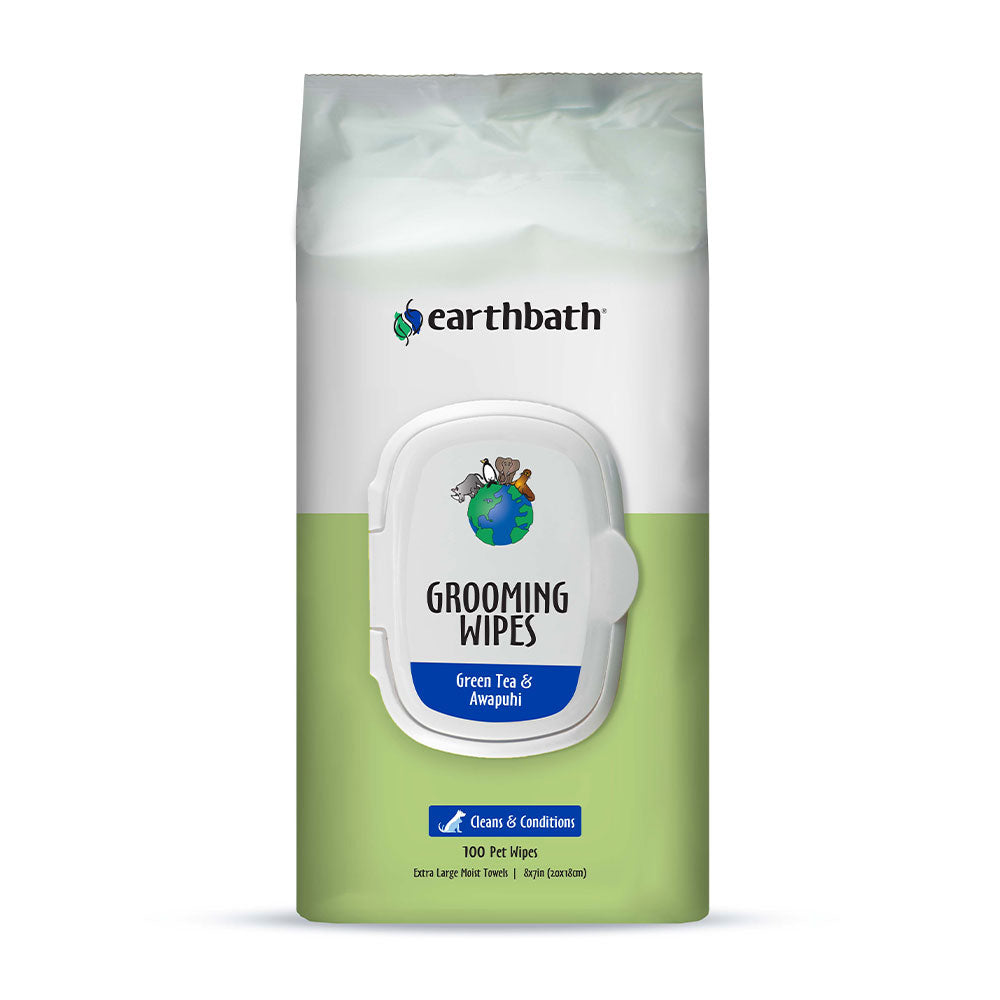 Earthbath® Green Tea & Awapuhi Grooming Wipes 100 Count
