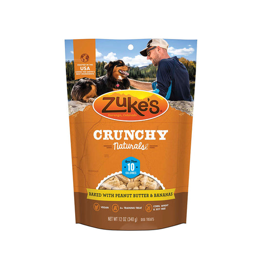 Zuke's® Crunchy Naturals 10s Baked with Peanut Butter & Bananas Dog Treats 12 Oz