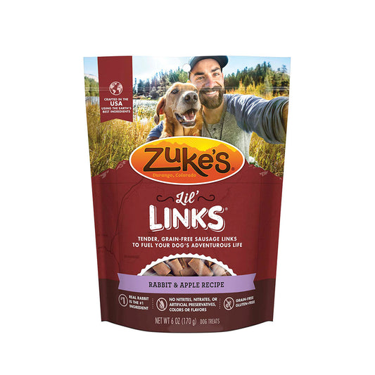 Zuke's® Lil’ Links® Grain Free Rabbit & Apple Recipe Dog Treats 6 Oz