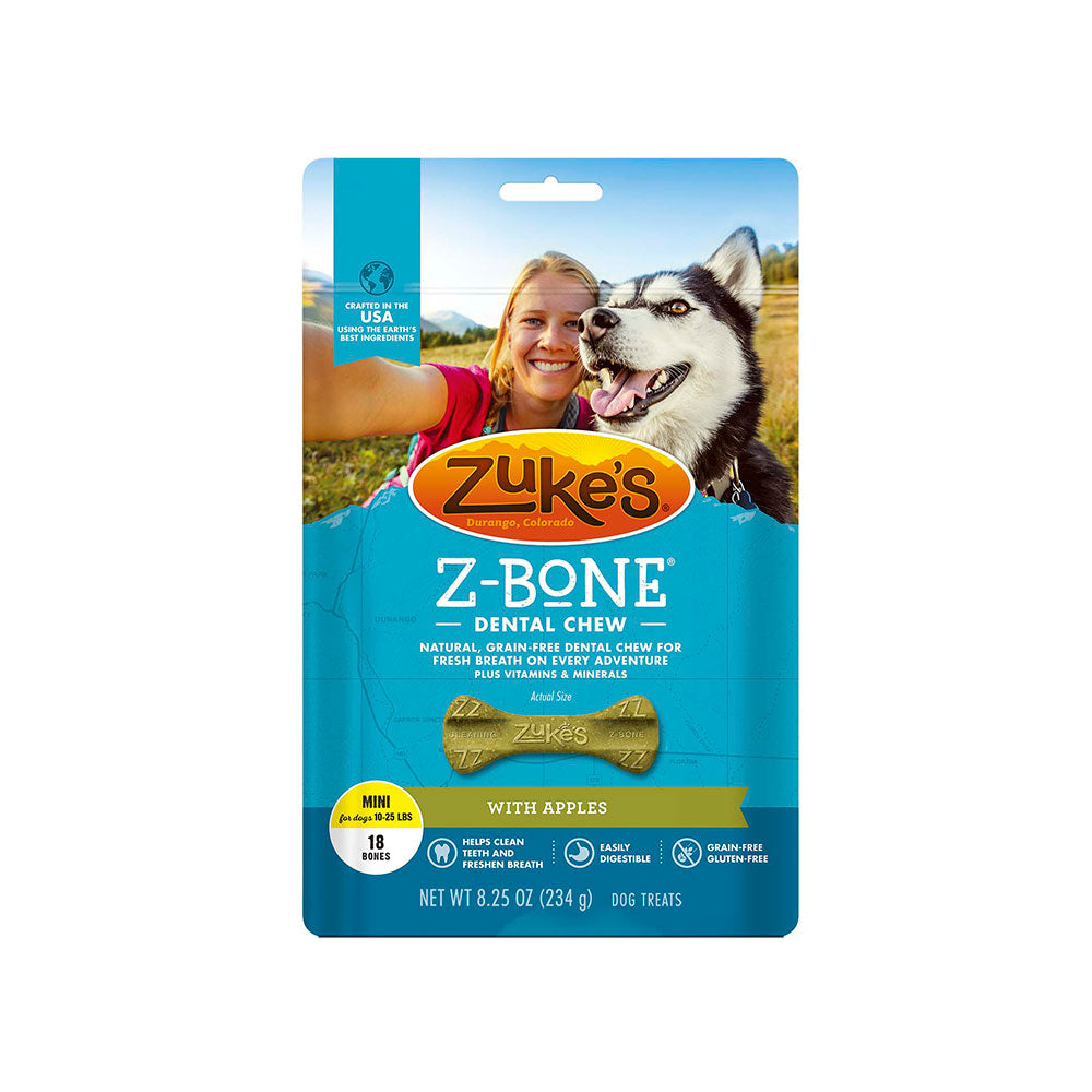 Zuke's® Z-Bone® Mini Grain Free Dental Chews with Apples Dog Treats 18 Count