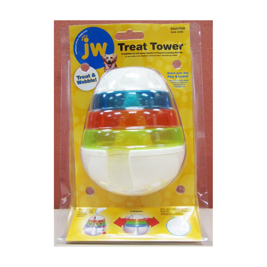 JW® Tower Treat Dispensing Dog Toys Color Small