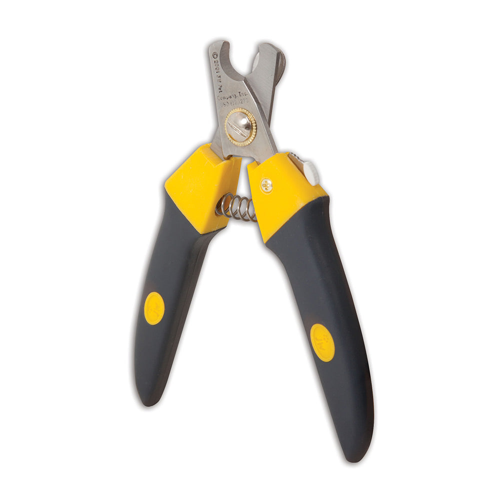 JW® Gripsoft® Deluxe Nail Clipper Gray/Yellow Color Medium