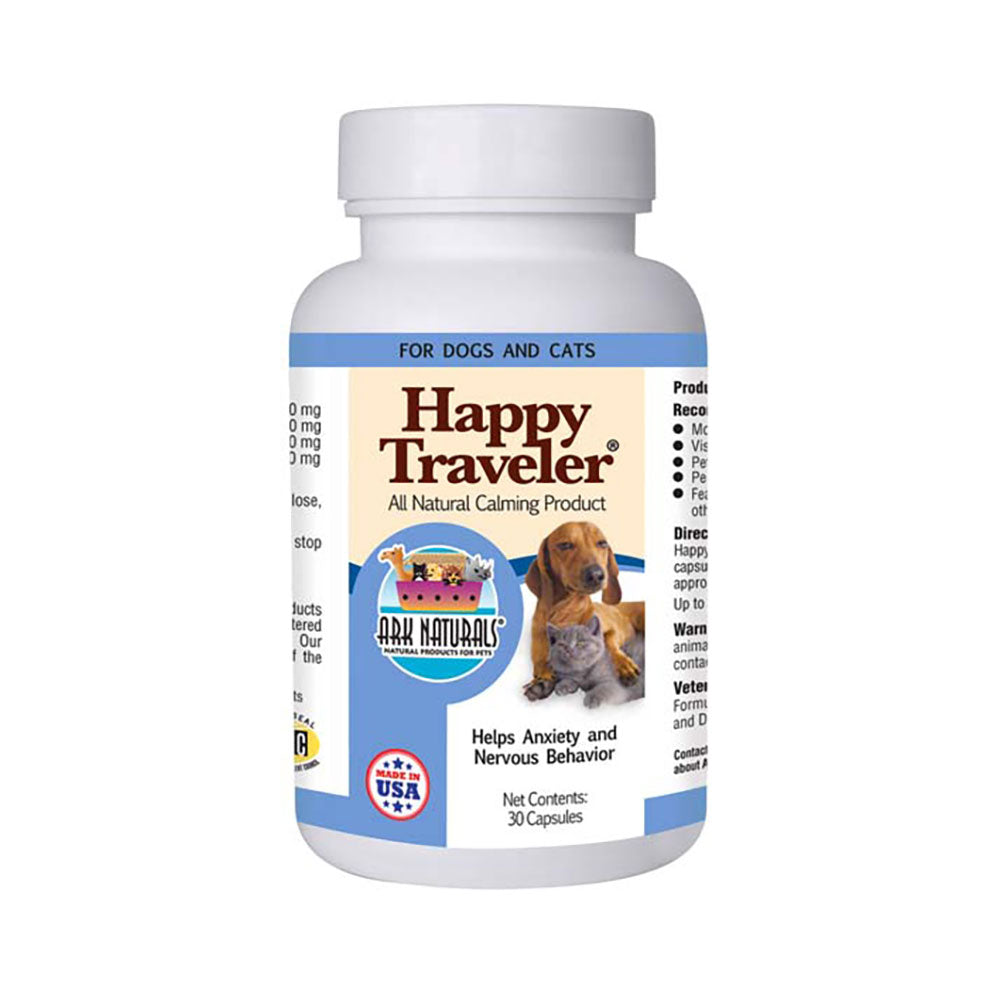 Ark Naturals® Happy Traveler® Capsules for Cat & Dog 30 Count