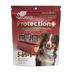 Ark Naturals® Protection+™ Brushless Toothpaste™ 5-in-1 Medium Dental Chews for Dogs 18oz