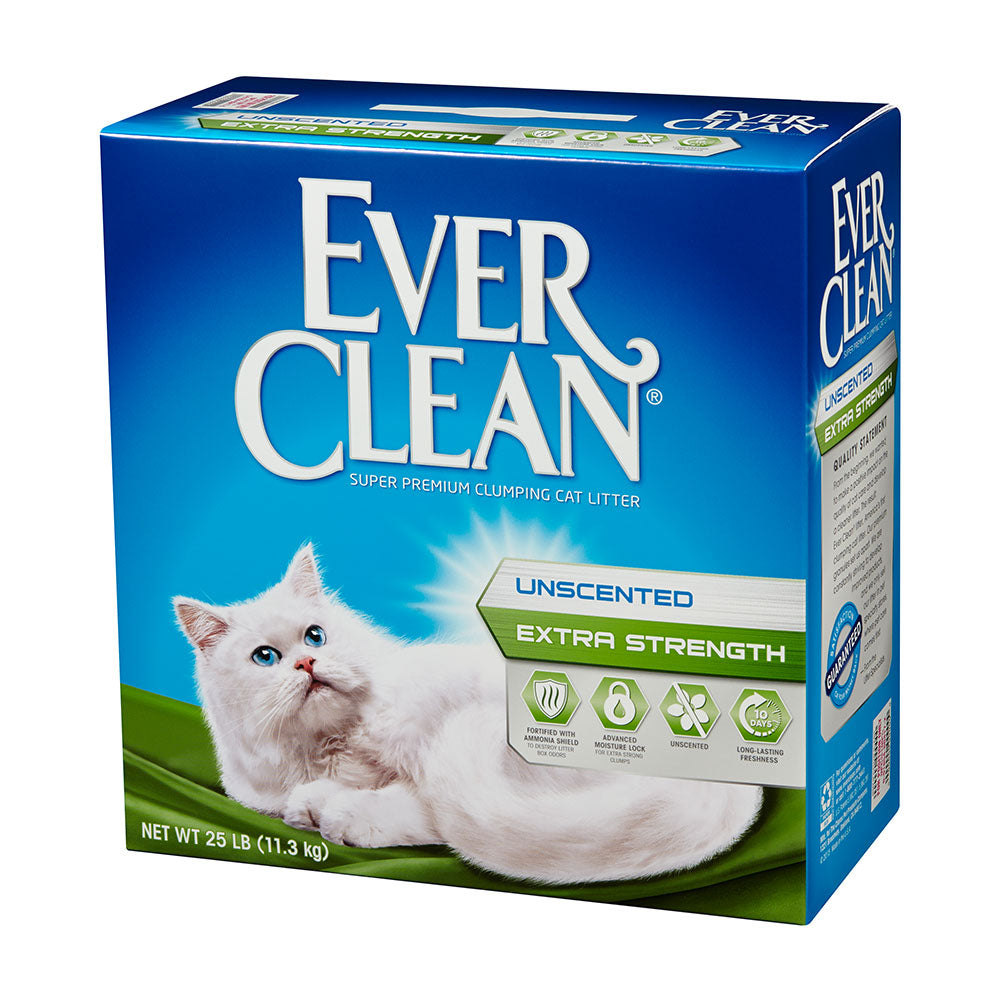 Ever Clean® Extra Strength Unscented Clumping Cat Litter, 25 Lbs