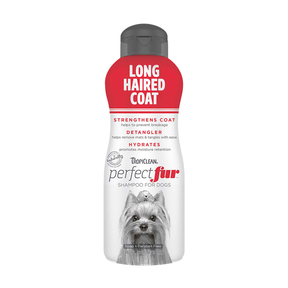 TropiClean® Perfectfur™ Long Hair Coat Shampoo for Dog 16 Oz