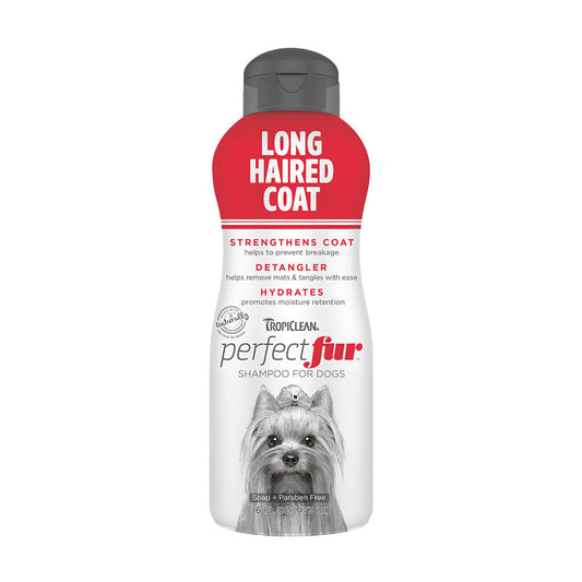 TropiClean® Perfectfur™ Long Hair Coat Shampoo for Dog 16 Oz
