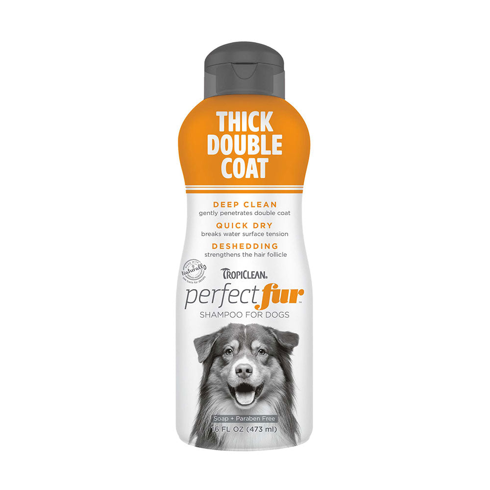 TropiClean® Perfectfur™ Thick Double Coat Shampoo for Dog 16 Oz