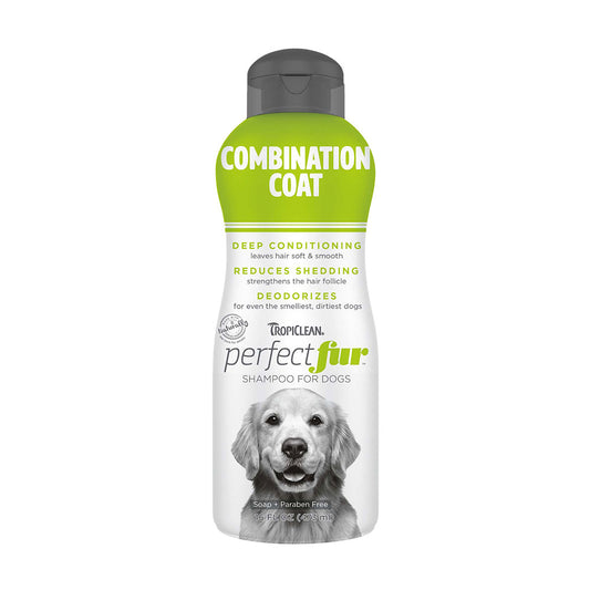 TropiClean® Perfectfur™ Combination Coat Shampoo for Dog 16 Oz