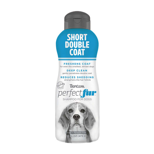 TropiClean® Perfectfur™ Short Double Coat Shampoo for Dog 16 Oz