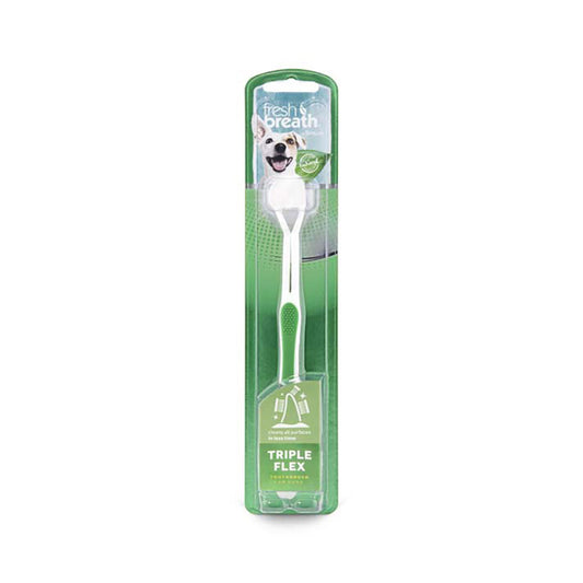 TropiClean® Fresh Breath® Triple Flex™ Toothbrush for Large Dog