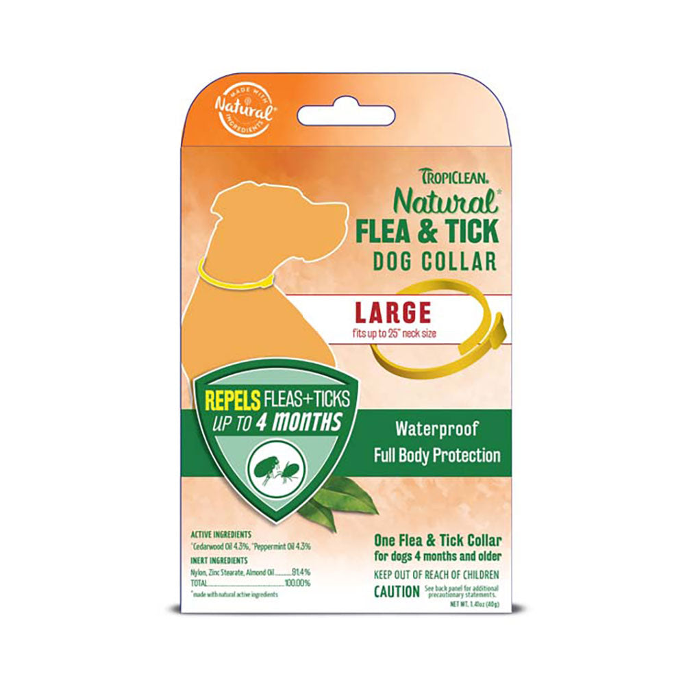 TropiClean® Natural® Flea & Tick Repellent Collar for Large Dogs
