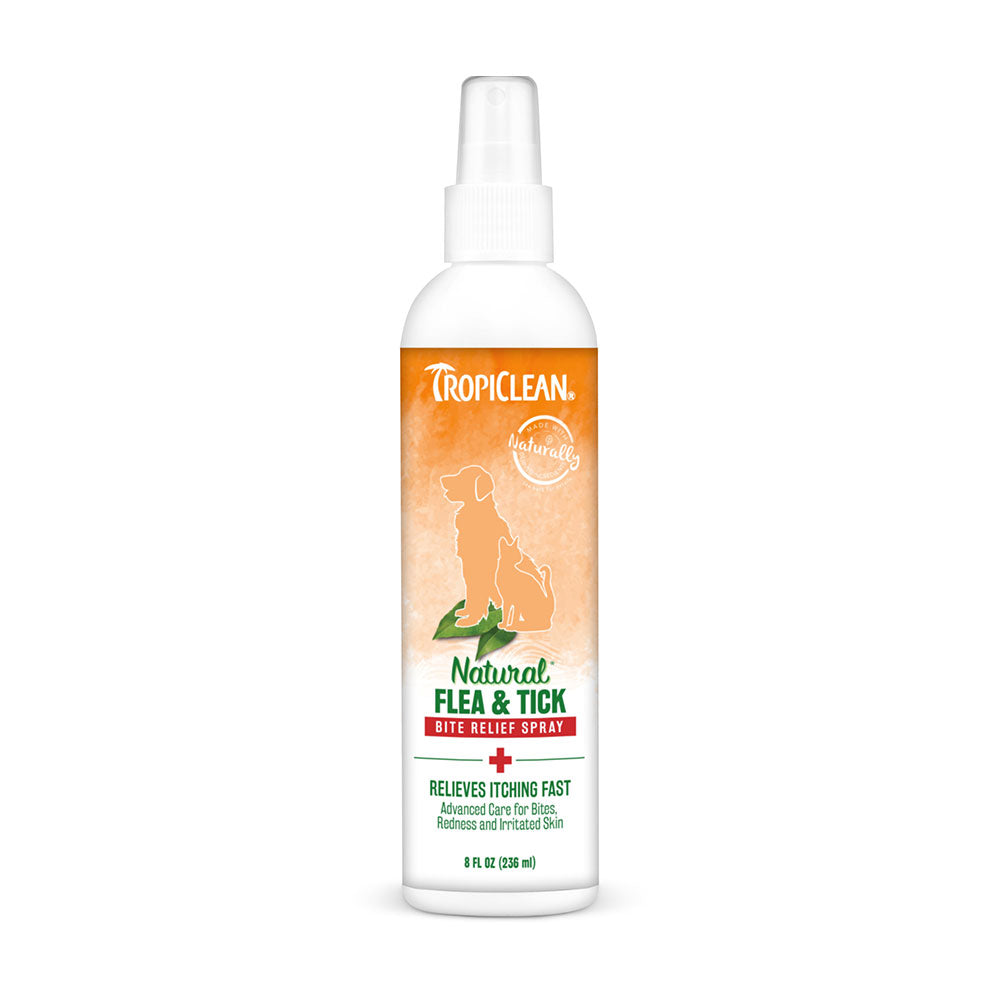 TropiClean® Natural® Flea & Tick Bite Relief Spray for Dogs and Cat 8 Oz