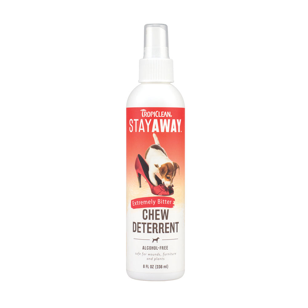 TropiClean® Stay Away Chew Deterrent Spray for Pets 8 Oz