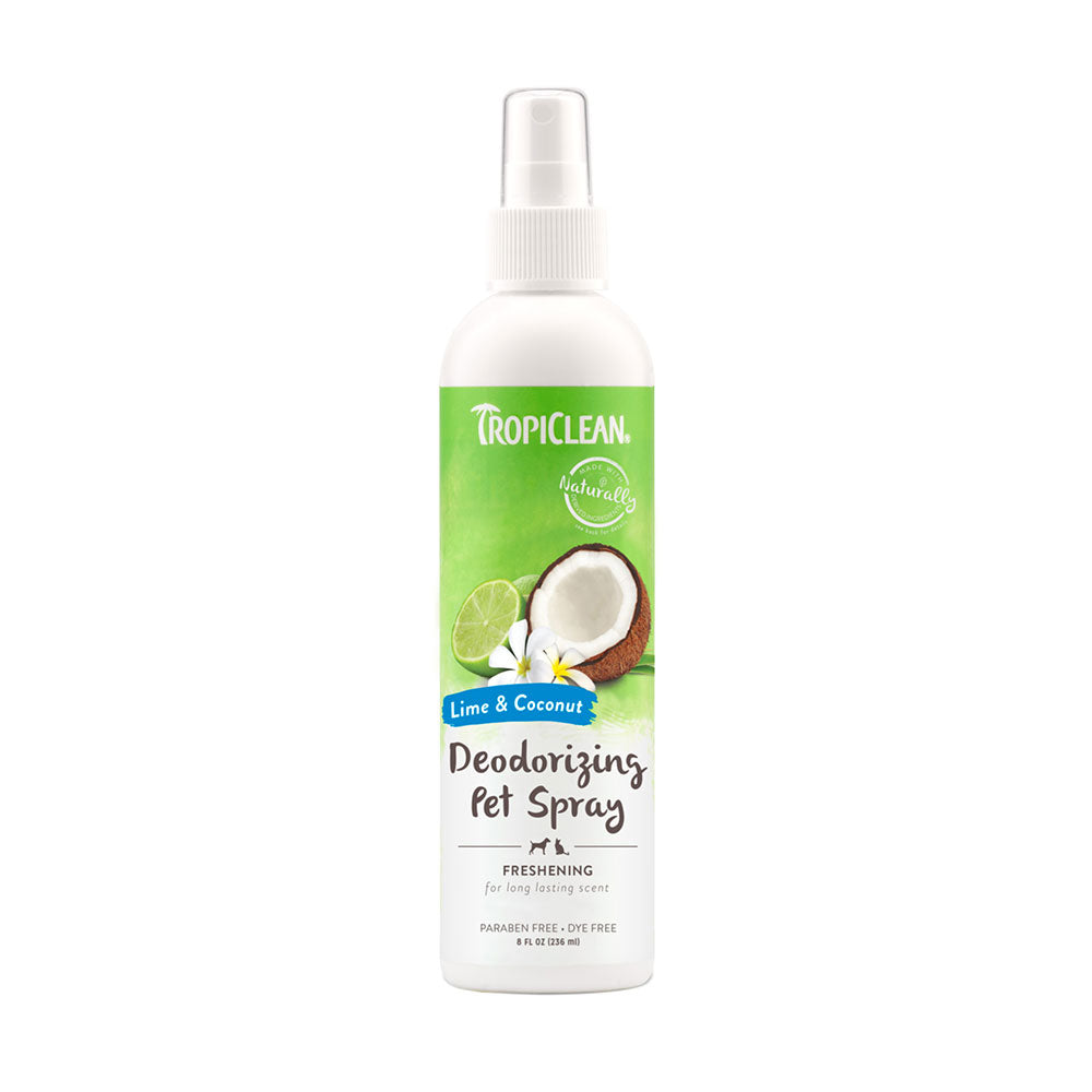 TropiClean® Lime & Coconut Deodorizing Pet Spray 8 Oz