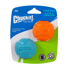 Chuckit!® Fetch Ball Dog Toy Small 2 In Width x 2 In Length x 2 In Height 2 Pack