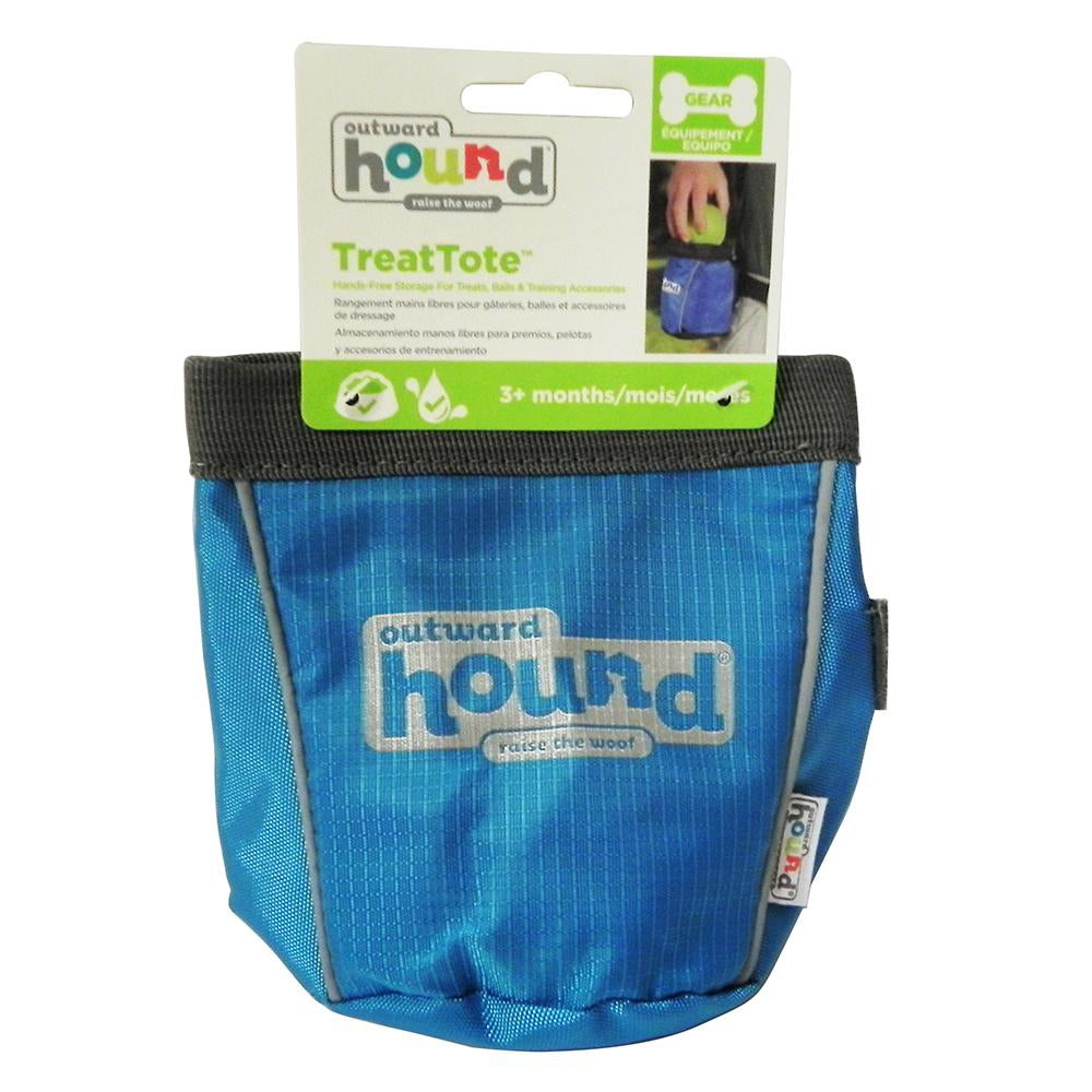 Outward Hound® Treats Tote for Dog Grey Color 6.25 X 8.5 X 5 Inch