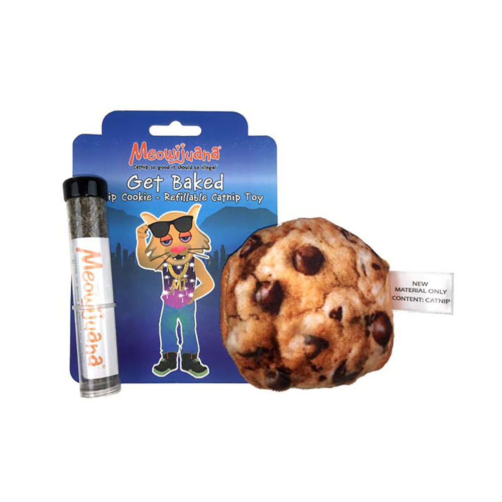 Meowijuana® Get Baked Refillable Cookie Cat Toy