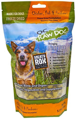 OC RAW DOG Freeze Dried Chicken,Fish & Produce