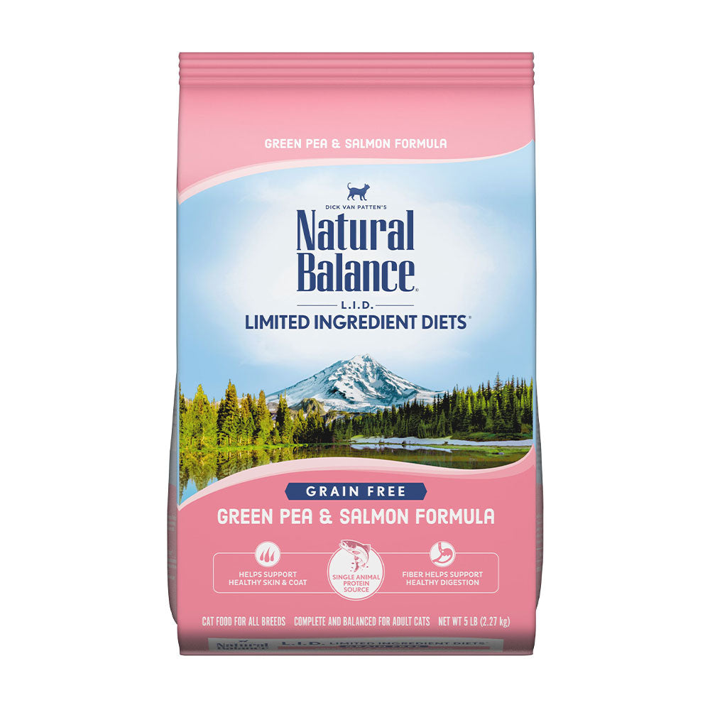 Natural Balance® Limited Ingredient Diets® Grain Free Green Pea & Salmon Dry Cat Formula 5 Lbs