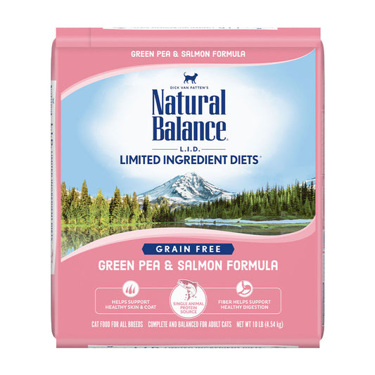 Natural Balance® Limited Ingredient Diets® Grain Free Green Pea & Salmon Dry Cat Formula 10 Lbs