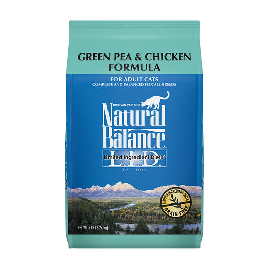 Natural Balance® Limited Ingredient Diets® Grain Free Green Pea & Chicken Dry Cat Formula 5 Lbs