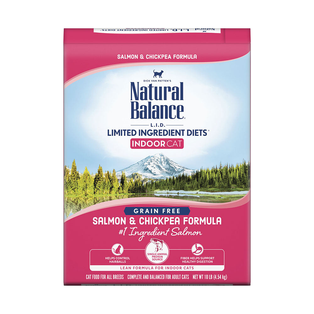 Natural Balance® Limited Ingredient Diets® Grain Free Indoor Salmon & Chickpea Dry Cat Formula 10 Lbs