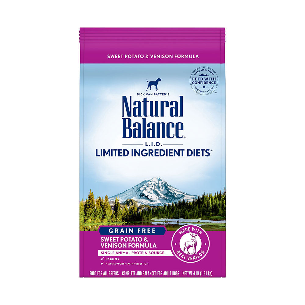 Natural Balance® Limited Ingredient Diet® Grain Free Sweet Potato and Venison 4 Lb