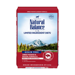 Natural Balance® Limited Ingredient Diet® Grain Free Sweet Potato and Bison Dry Dog Food Formula 12 Lbs