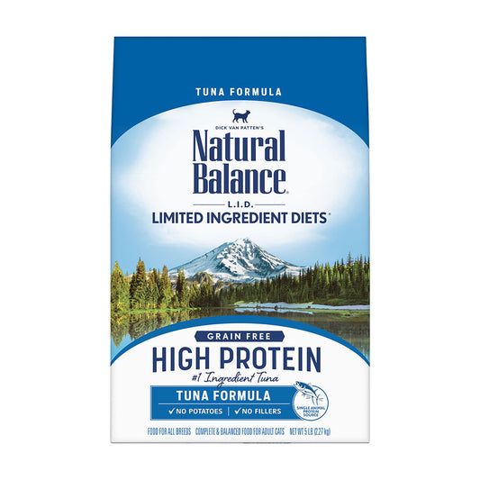 Natural Balance® Limited Ingredient Diets® High Protein Tuna Formula Dry Cat Food 5 Lbs